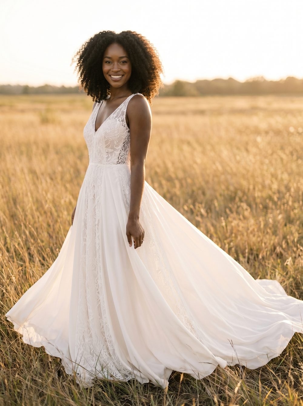 Bruidsmode fotograferen — voorbeeld 1, gemaakt met FashionPix
